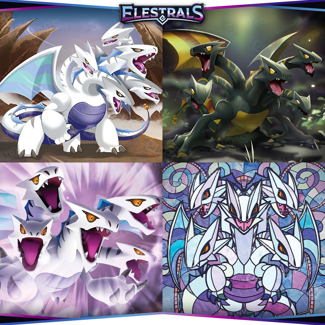 Elestrals's tweet photo. Penterror Appreciation Post 🌪️🐉

This incredible 5 headed Elestral was inspired by the mythical Hydra. To this day, Penterror leads as the strongest base Attacker in all of Elestrals!

Which of these card arts is your personal favorite? #Penterror #Elestrals #TCG https://t.co/qnggxShLsN