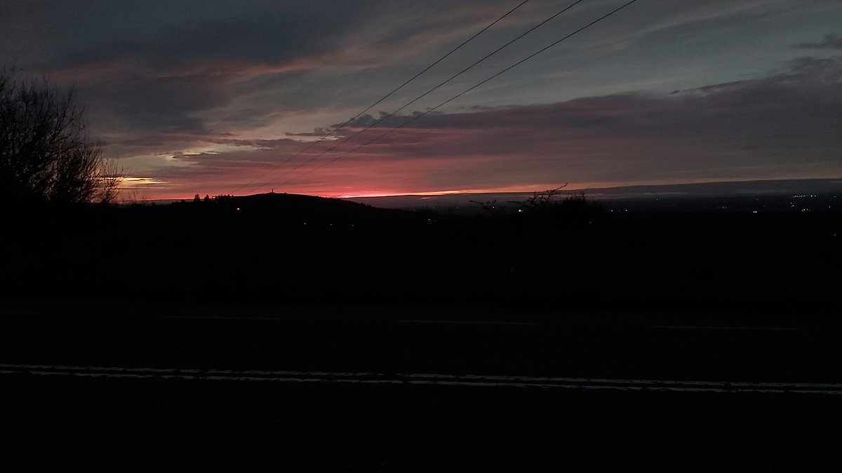 The pic didn't do justice to the sunset this evening