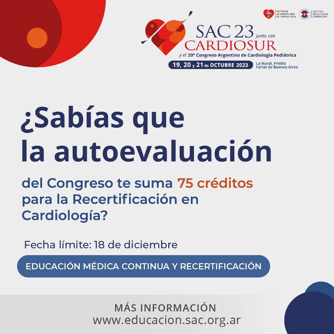 Sociedad Argentina de Cardiología tweet media