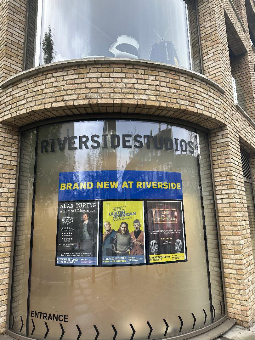 EarlyMornings19's tweet photo. What a day!!!!
To see our artwork go up at @RiversideLondon The box office is open 24/7 so grab your tickets online via 🎟️🎟️🎟️
BOX OFFICE
https://t.co/S4crfBVMyV
#TuringTheMusical #AlanTuring #suicide #mentalhealth #CodeBreaker #MusicalTheatre
#HistoryOnStage #TuringLegacy #TheImitationGame #TechGenius #ComputingPioneer #WarHero #LGBTQ #gay #london