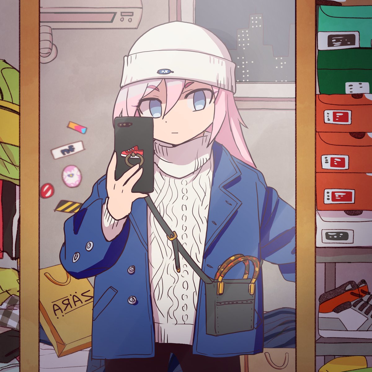 Ame (a live-tweeted comic) tweet media