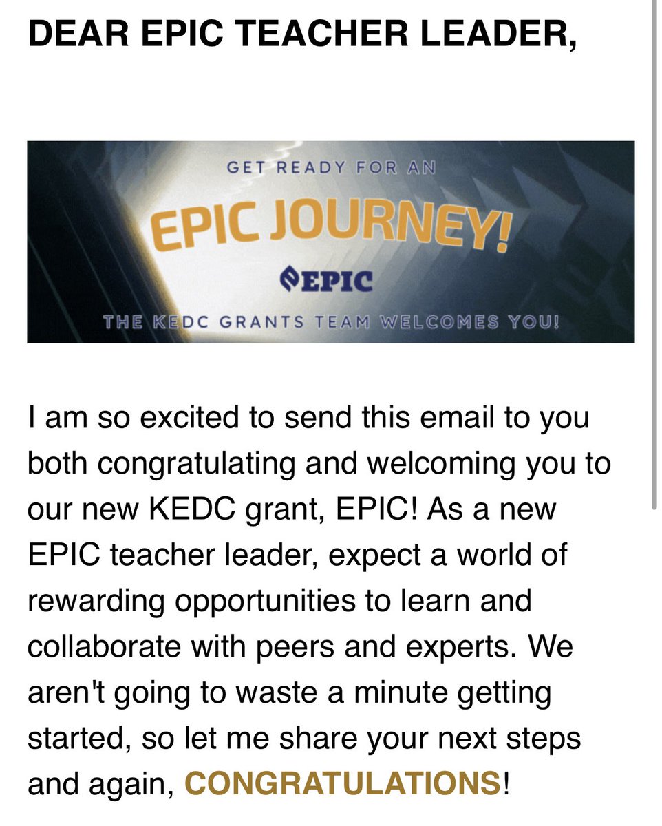 Mrs_Cleary_'s tweet photo. So excited to be an EPIC Teacher Leader! 
@kedc_epic Let the Epic Journey begin! 
@KEDCGrants @KEDC1 
Thank you to @KyWriteRight for all the information today. I can’t wait to start! https://t.co/Md6Wy6m50T
