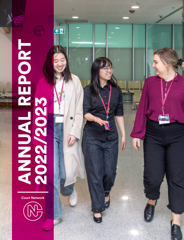 CourtNetworkInc's tweet photo. Court Network's Annual Report 2022-2023 has arrived!

Head to the News tab on our website to check it out.

#courtnetwork #volunteering #vicvolunteers #qldvolunteers #annualreport https://t.co/PZkPLqgTsj