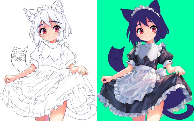 #wip 
おはようございます。
地獄のフリルをくぐり抜けたのでお仕事いってきます
きょうもげんきにふりるふりる 