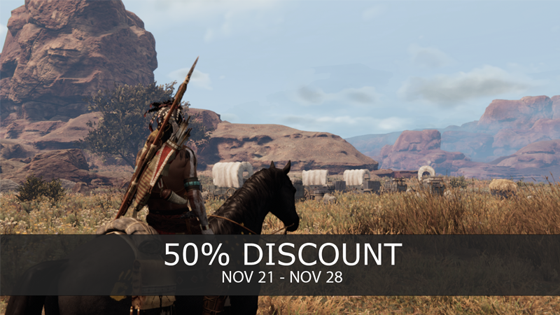 TLIML_Official's tweet photo. The battle in #ThisLandIsMyLand continues. Stand with fellow warriors to reclaim our land and drive out the settlers during @Steam's Autumn #sale, with a 50% #discount until November 28th. Join the frontier now! https://t.co/1fY1dqc9NI
#Indie #RPG #OpenWorld #Action https://t.co/mPjFmEca93