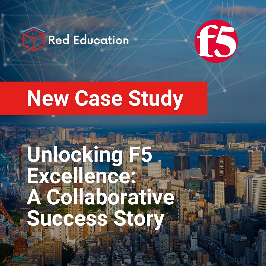 red_education's tweet photo. Read how a collaborative approach and detailed planning helped this ICT solutions provider successfully train its team in F5 onsite in Indonesia. https://t.co/nAj1bAd2EJ #CybersecurityTraining #F5 #F5Training #ict #collaboration https://t.co/GHrF5CirW8