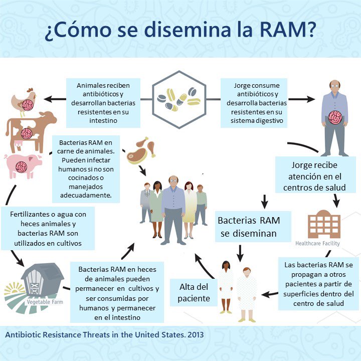 antibiotica's tweet photo. En la semana de concienciación sobre la resistencia a los antimicrobianos #waaw te contamos sobre el concepto de Una Salud #OneHealth y su importancia en relación a la #ram 
@panaftosa_inf @opsomsuruguay @FAOUruguay @WOAH @unep_espanol https://t.co/bG8OnCA1gi