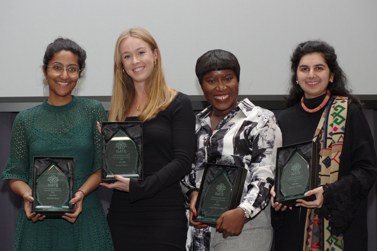 NATE Diversity in English (@nate_diversitea) on Twitter photo We were delighted to receive the <a href="/NATEfeed/">National Association for the Teaching of English</a> award for Diversity and Inclusion on Saturday! It was great to celebrate with you all, thank you so much for championing and supporting our work - long may it continue! <a href="/Furzeen_A/">Furzeen</a> <a href="/rightwritingg/">The Right Writing</a> We were delighted to receive the <a href="/NATEfeed/">National Association for the Teaching of English</a> award for Diversity and Inclusion on Saturday! It was great to celebrate with you all, thank you so much for championing and supporting our work - long may it continue! <a href="/Furzeen_A/">Furzeen</a> <a href="/rightwritingg/">The Right Writing</a>