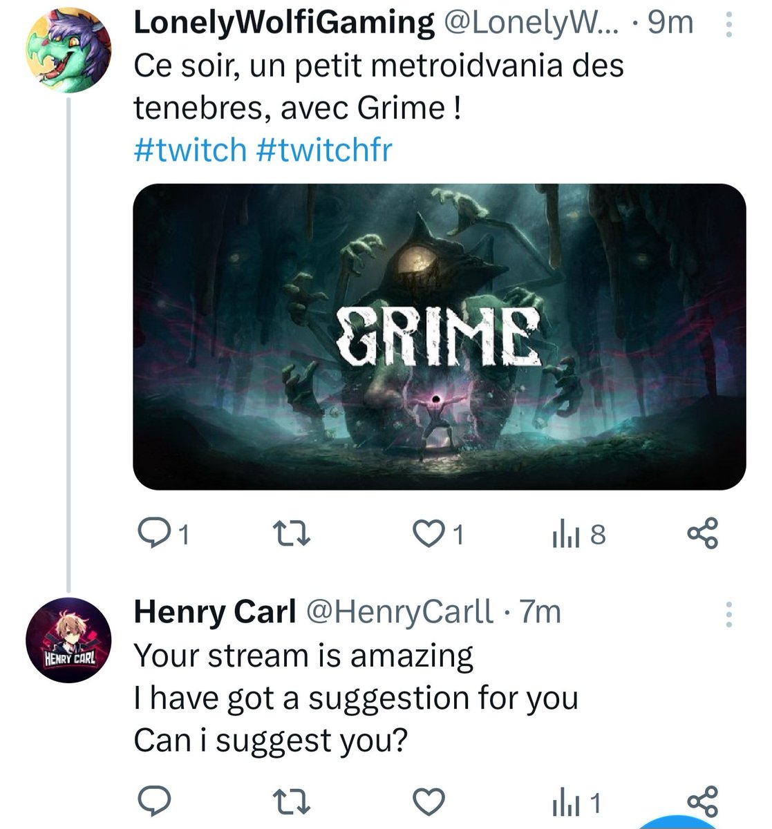 JRob4Realz's tweet photo. @frnchfrytsttwch @HenryCarll My dude really coming out here having two first names and a page created today with private questions for every streamer under the sun. 💀💀💀 https://t.co/bHEfSApPwE