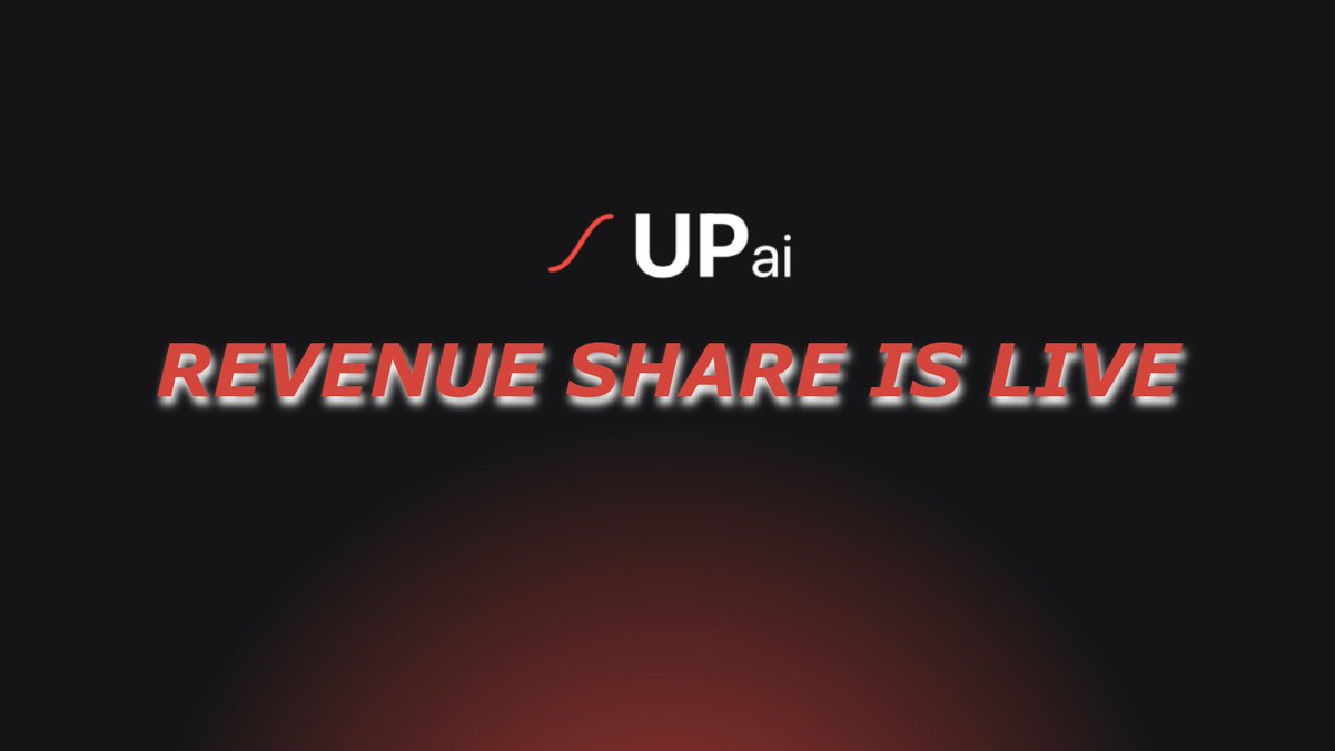 upaii_wtf's tweet photo. Revenue Share is now live.

$UPai Holders are eligible to claim.

Claim here: https://t.co/BAm8sevVAg https://t.co/dHaezCBLHS