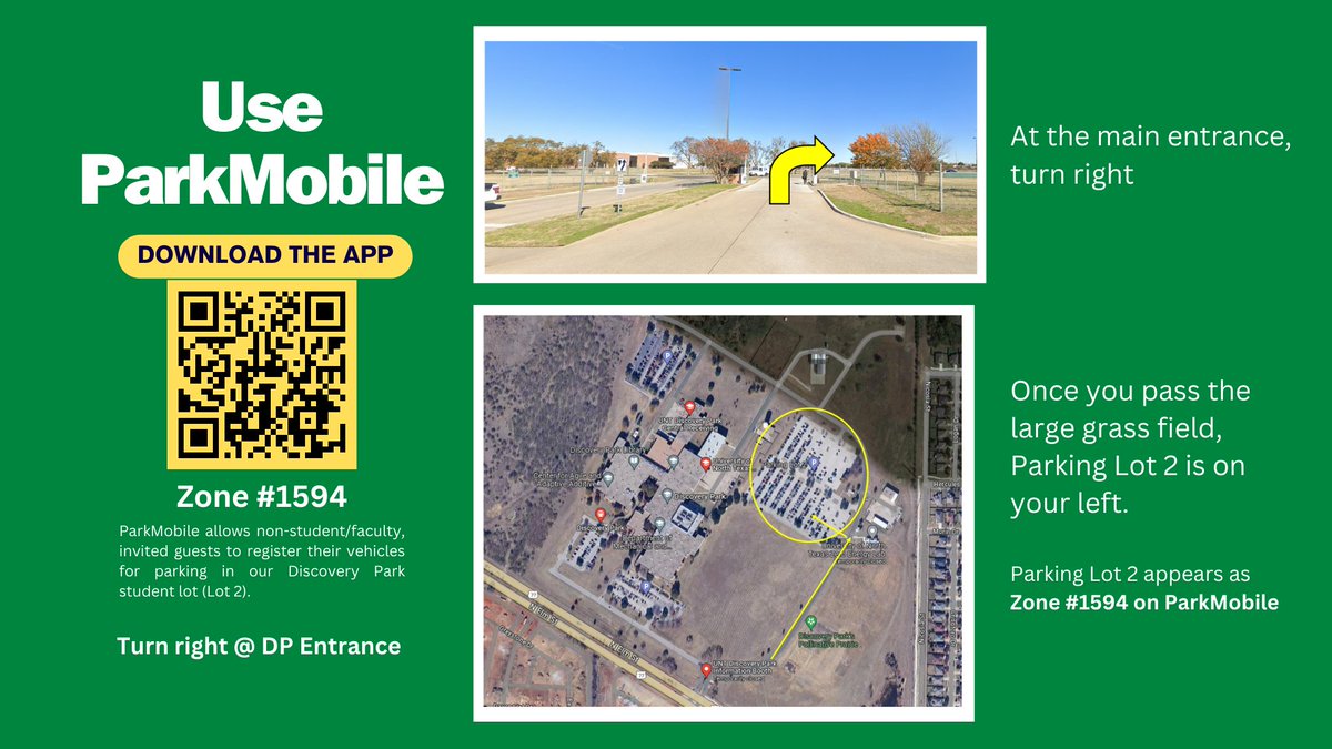 UntCse's tweet photo. For visitors without a valid UNT Parking Permit, @Parkmobile app can help 🤝 https://t.co/kt4IIsQYuG