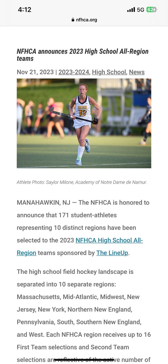 Norwood Field Hockey tweet media