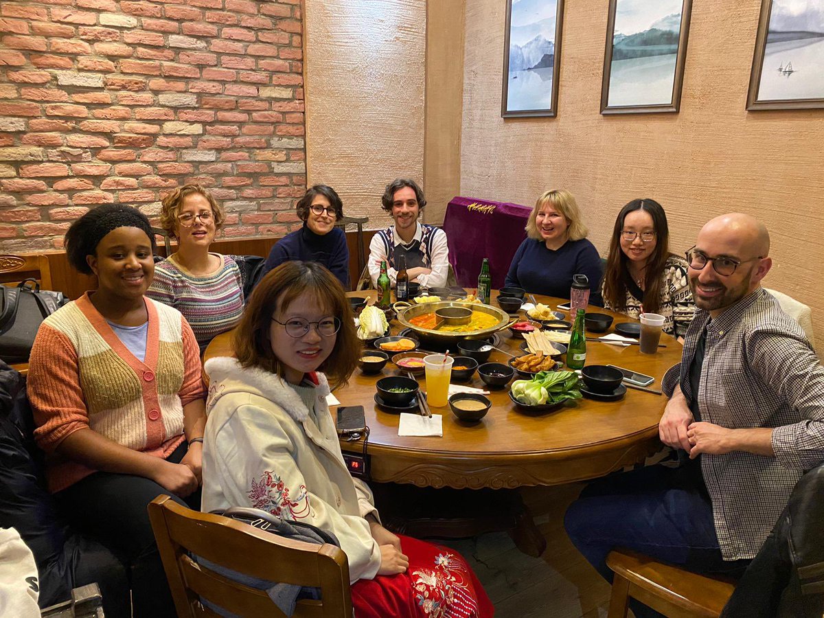 JennyLorraineHe's tweet photo. We had a post-seminar dinner tonight at Xiong qi hot pot restaurant in Coventry. 🍲 🥢 
@talking_spectre Neil Malloy @SusanaValdez Miriam Gordon XiaoYan Tan @Paola_Sanges @yanyul00514 https://t.co/QR2hQPmRBx