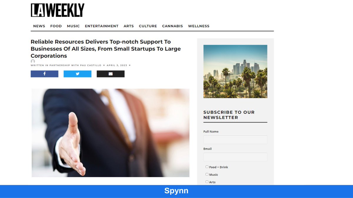 spynn_co's tweet image. 💪 Reliable Resources gets staffing right, and #SpynnCo gets their story out! 

hubs.li/Q028798T0