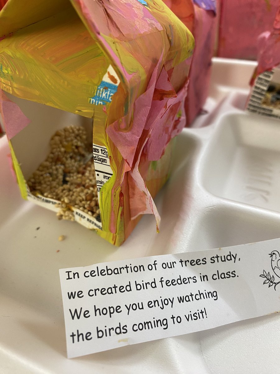 Celebrating the end of our trees study by creating take-home bird feeders.  <a href="/Asbury_ParkSD/">Asbury Park Schools</a> <a href="/DrLaurenSchulze/">Lauren Schulze, Ed.D.</a> <a href="/Adamczyk_Rachel/">Rachel Adamczyk</a> <a href="/JessPetersPreK/">Jessica Peters</a> <a href="/Antonel1Shannon/">Shannon Antonelli</a>