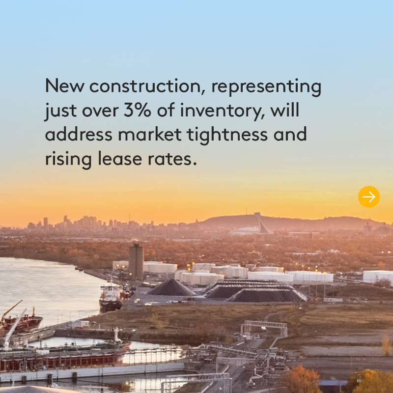 CoStarCanada's tweet photo. Amid economic hurdles, the #industrialmarket  remains resilient. Tap through to see trends happening in the market.