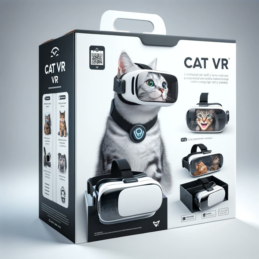 BjoernKarmann's tweet photo. CatVR: interact with your pet in a shared virtual space to get a better mutual understanding of your relationship. Compatible with VRChat, where you will be a virtual cat... of course. https://t.co/GPQgSK9P27