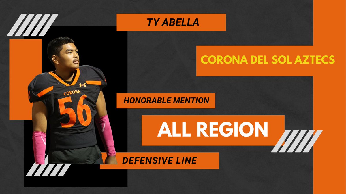 Congratulations ⁦⁦⁦⁦⁦⁦<a href="/TyAbella56/">Ty Abella</a>⁩ on being named 6A Central Region Honorable Mention Defensive Line ⁦<a href="/CoachBarro/">Jake Barro</a>⁩ ⁦<a href="/CoachPerrone/">Coach Perrone (My Recruits)</a>⁩ <a href="/justchilly/">Just Chilly</a> ⁦<a href="/VarsityShow/">Varsity Sports Show-- Varsity Media Foundation</a>⁩ ⁦<a href="/gridironarizona/">Gridiron Arizona</a>⁩ ⁦<a href="/KevinMcCabe987/">Kevin McCabe</a>