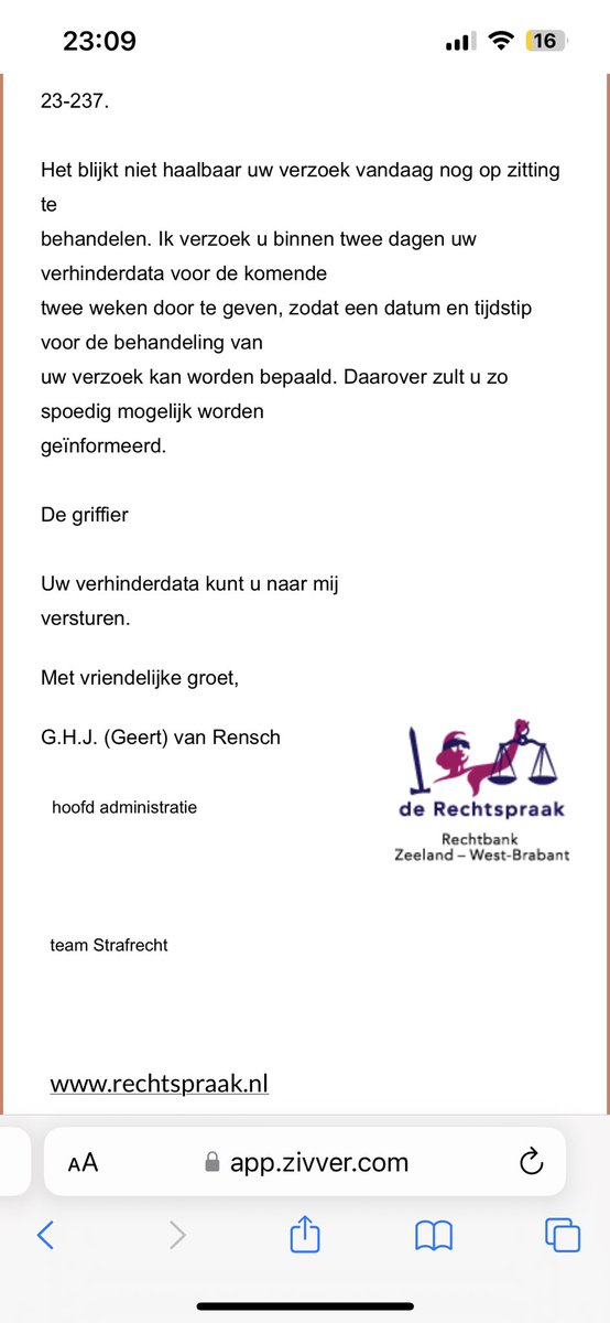 huig_plug's tweet photo. Is Geert van Rensch de mister-know-it-all van de Bredase rechtbank?
Hij stuurt berichten namens:
- de gewraakte rechter Prenger
- de secretaris van de wrakingskamer
- de griffier(s)
#verkeerstoren #sturing #afstemming #fraude #beerput #kindermisbruik #doofpot #LISA https://t.co/jITxwuGoKq
