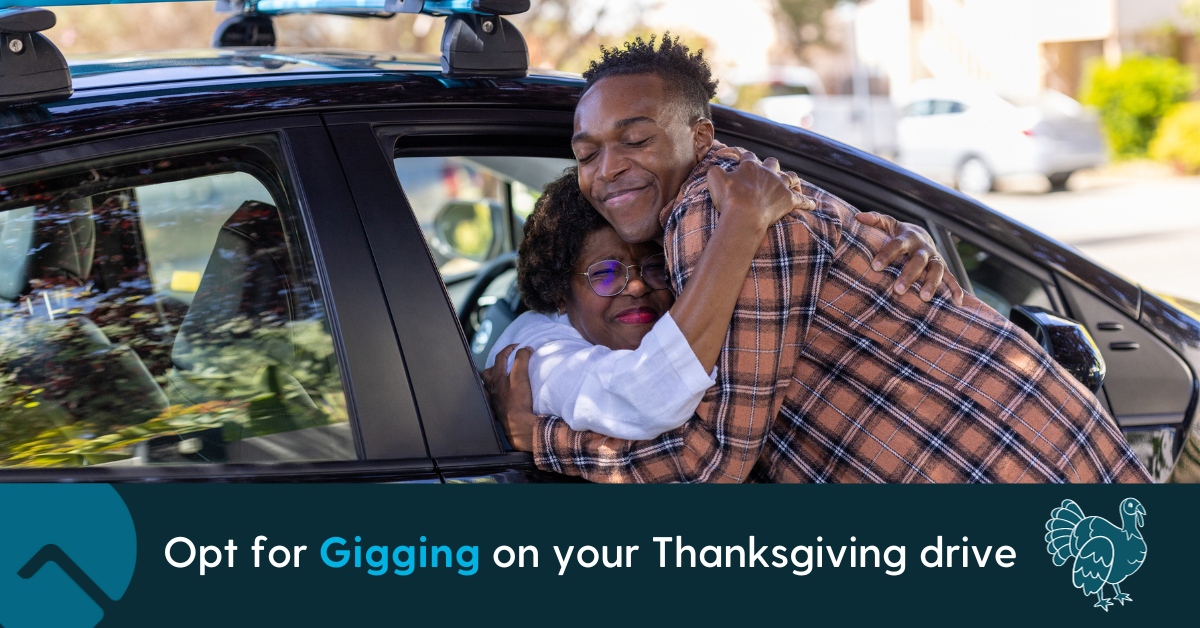 Thanksgiving puts you on the go. You're either making grocery store runs to prep for hosting or traveling to family and friends. Wherever those holiday stops take you, Gig will get you there. Here's to a wonderful holiday together!