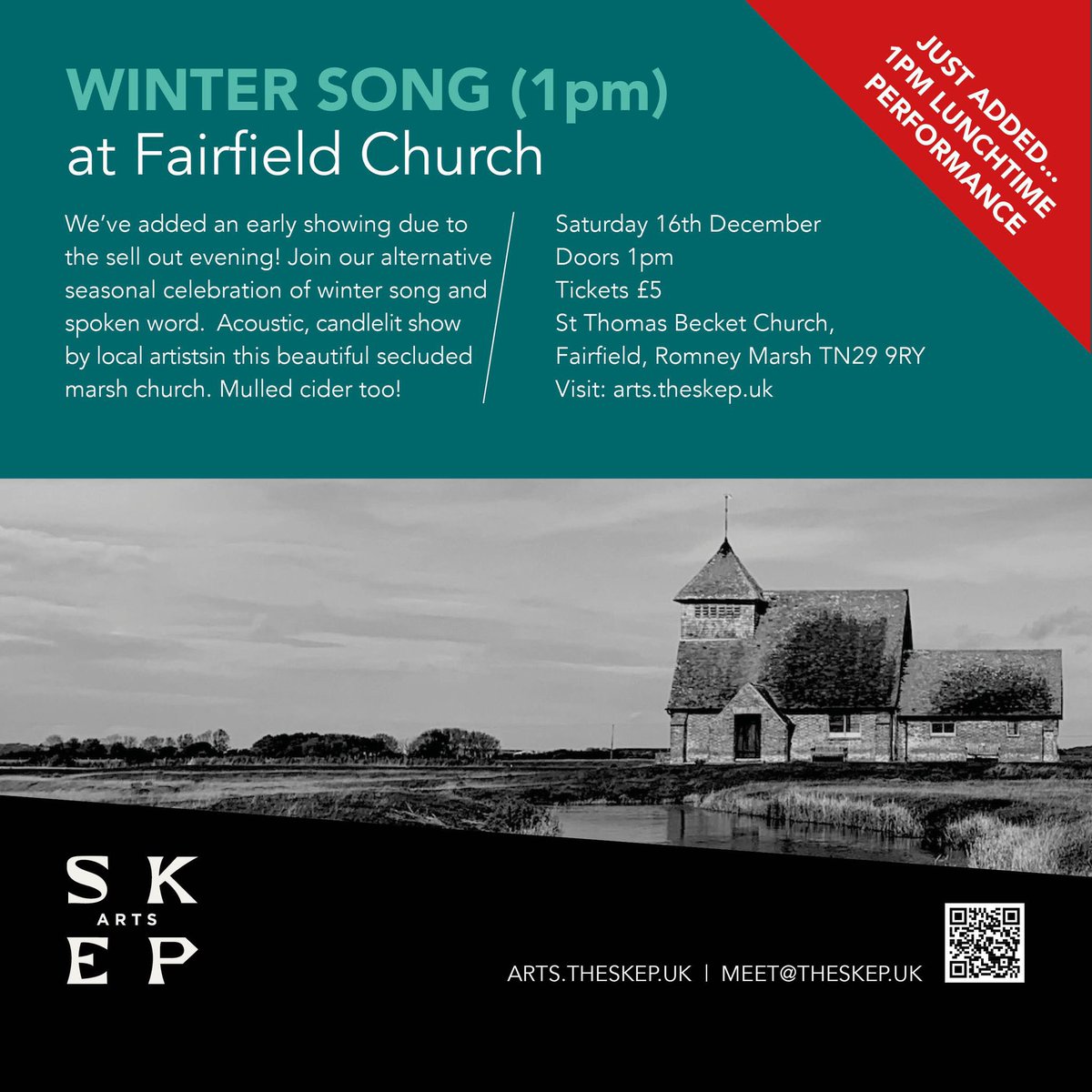 SkepArts's tweet photo. The 3pm performance sold out before we even managed to post it on X. So grab tickets to the 1pm performance asap!

@tenterdenkent @MyTenterden @kentishexpress @ashfordcretate @chrisdixonworks @visitashtent @RadioAshford @kmfmnews @love_ashford @TenterdenDeals @AppledoreSk https://t.co/6SykvMkl4r