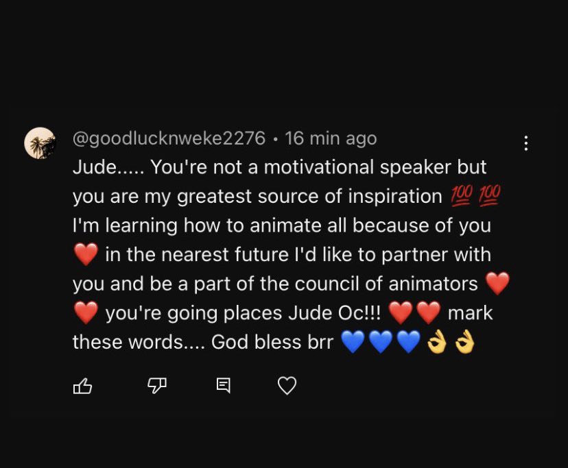 Jude__oc's tweet photo. Keeps me goin ❤️🥷🏾🚀🚀 https://t.co/f4uSlT8mT8