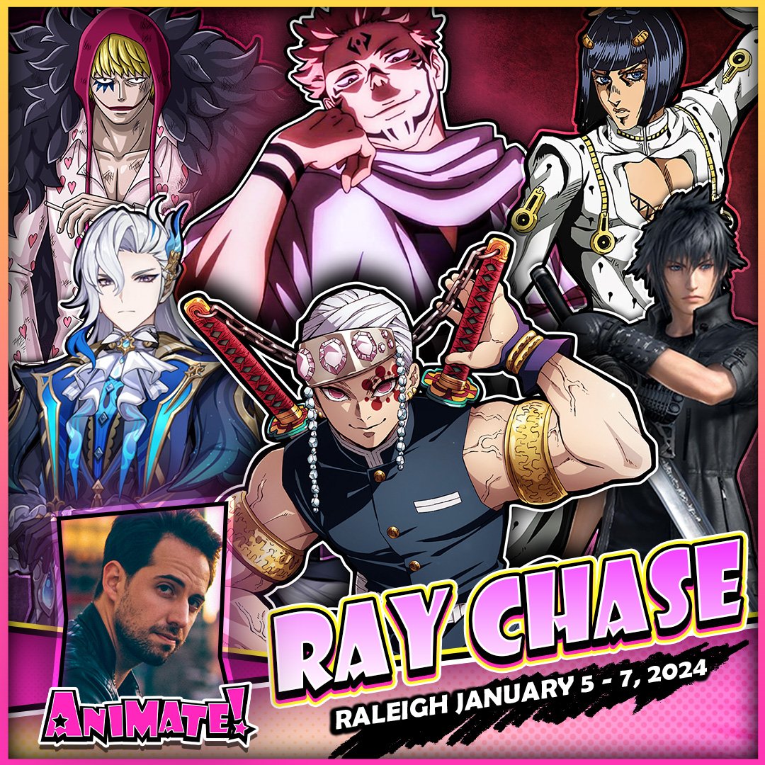 Ray Chase on X: “I’m coming out to Raleigh right at the beginning