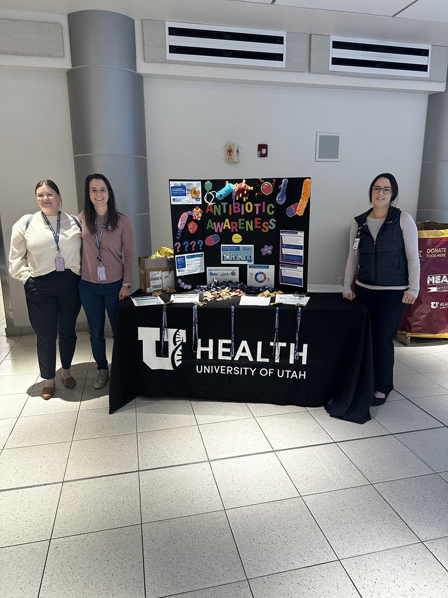 <a href="/UofUHealth/">University of Utah Health</a> ‘s antimicrobial stewardship program is celebrating antimicrobial awareness week #WAAW2023 with candy and free awareness lanyards! <a href="/EmilySpivak/">Emily Sydnor Spivak</a> <a href="/HannahImlay/">Hannah Imlay</a> @pillsandskills <a href="/Mtns_N_Microbes/">Ali Earl</a> <a href="/CDC_AR/">CDC Antimicrobial Resistance</a>