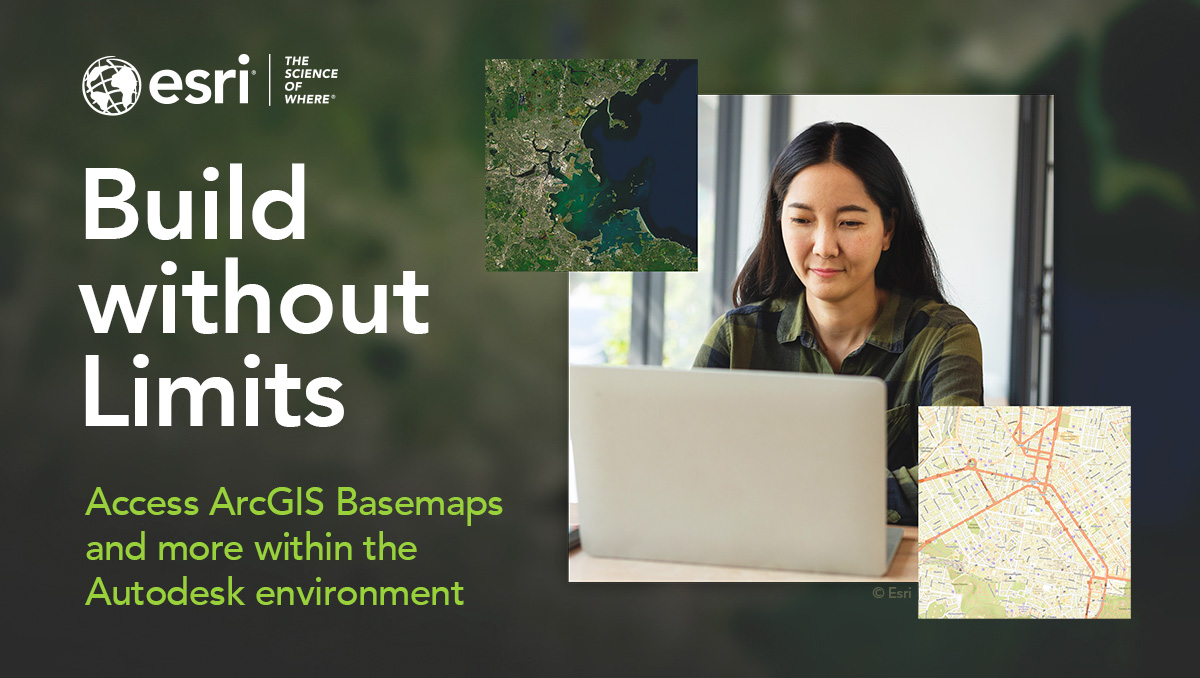 Esri's tweet image. Exciting news! 🙌🏽 We&apos;re collaborating with @autodesk to integrate ArcGIS Basemaps and ArcGIS Living Atlas of the World layers into Autodesk’s products - bringing rich, authoritative geospatial reference data to #AEC projects. 

🔸Learn more: ow.ly/JRcP50Qa2zF