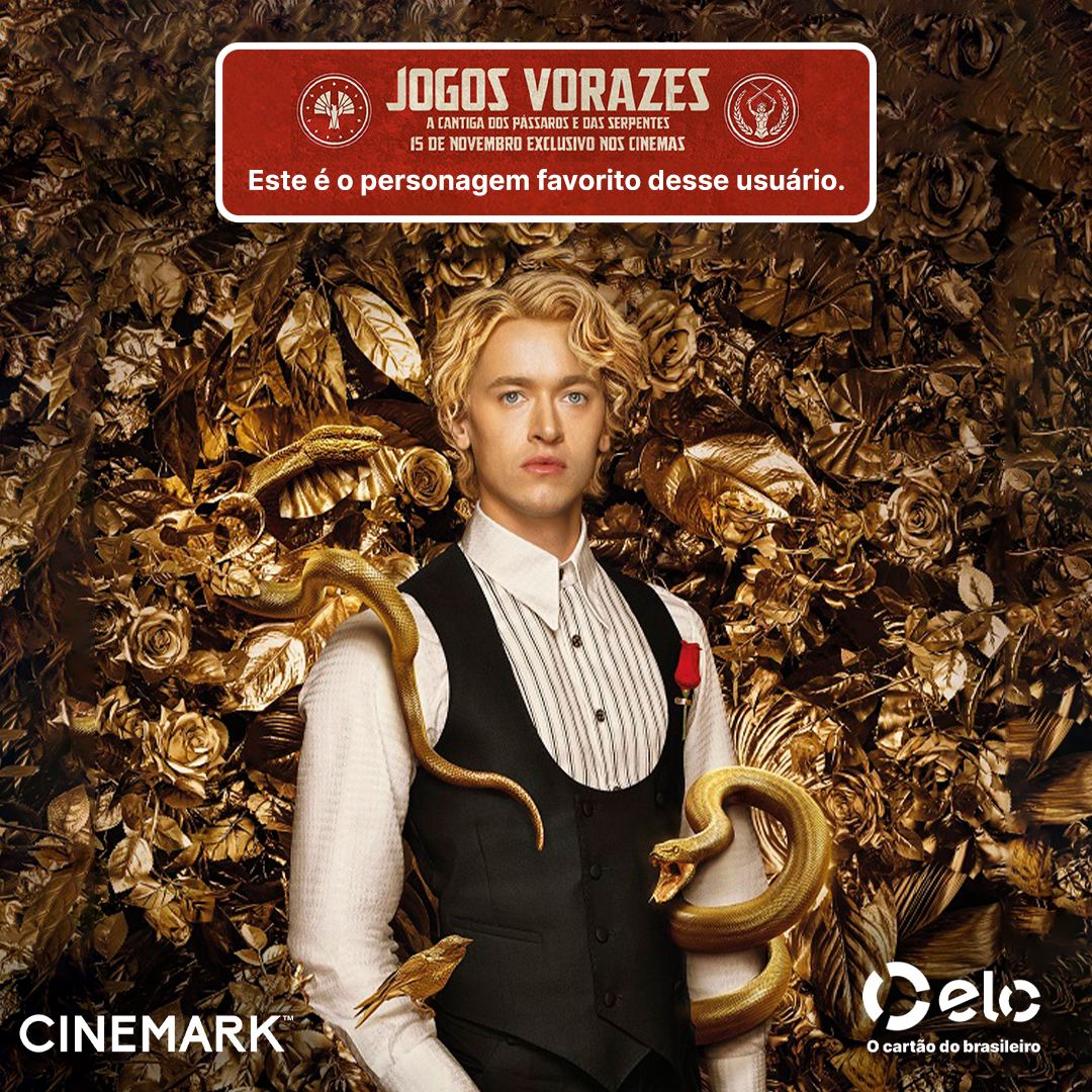 cartaoelo's tweet photo. Atenção, distritos! É hora da colheita! 📢 Quem será seu aliado nesses Jogos? Conta pra gente👇
#UseElo para garantir seu desconto na pipoca de caramelo e meia-entrada na
@cinemarkoficial. #Cinemark #EloCartaodoBrasileiro https://t.co/R3LVWnz3RP