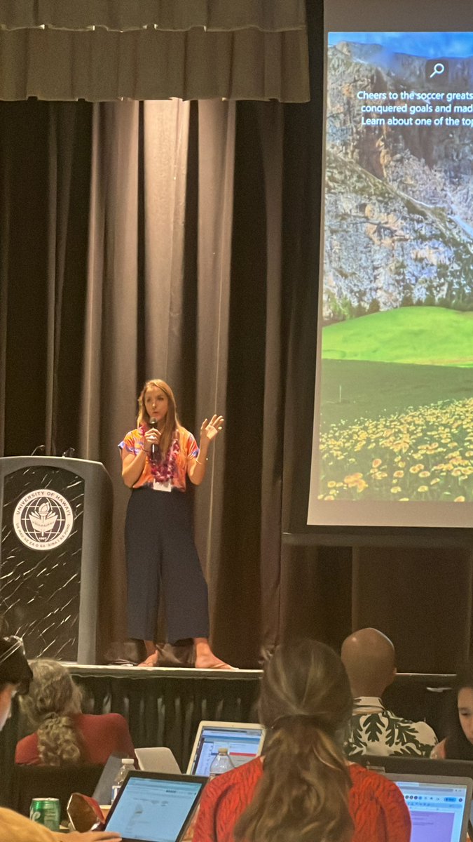 TheSPJNews's tweet image. “Really try to put yourself in the shoes of someone who experienced the trauma of the natural disaster,” @marinastarleaf at the SPJ Region 11 convention in Honolulu