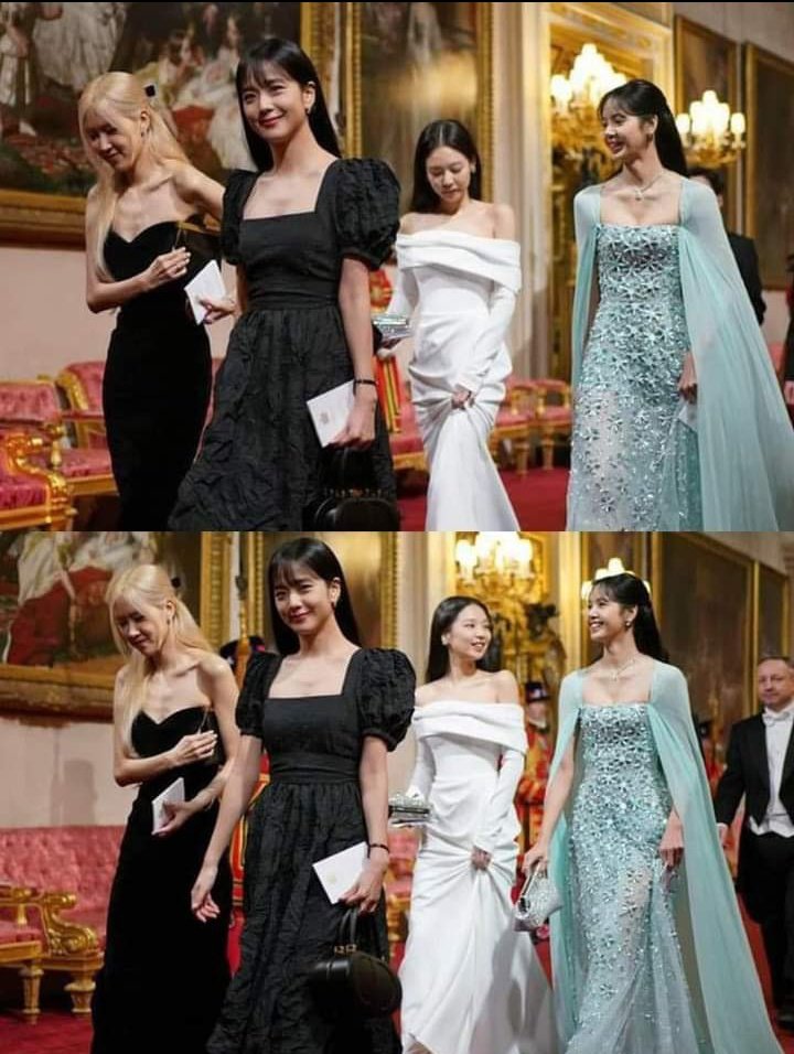 L0VESICKBOYZ's tweet photo. BLINKs cewe cewe kita keren banget ya, selalu dibuat bangga sama mereka. BLACKPINK jadi artist korea pertama mewakili korea bersama Presiden Korea Selatan Yoon Suk Yeol yang diundang ke Istana Buckingham, dan nama mereka disebut langsung di pidato Raja Charles lll. https://t.co/SbLXGkqRWf