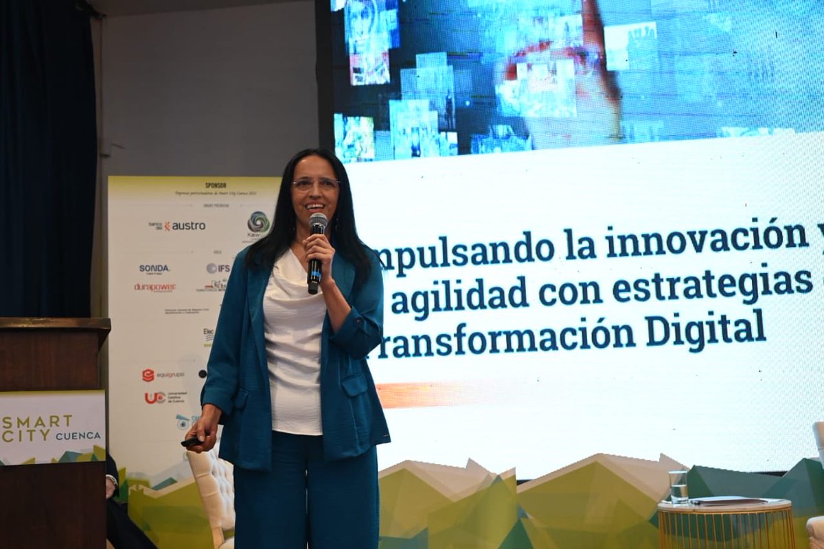 GAVVtech's tweet photo. Fue una experiencia increíble ser partner y expositora en el evento de #SmartcityCuenca. Nos veremos en el 2024, si Dios lo permite https://t.co/STq2A6dDI2