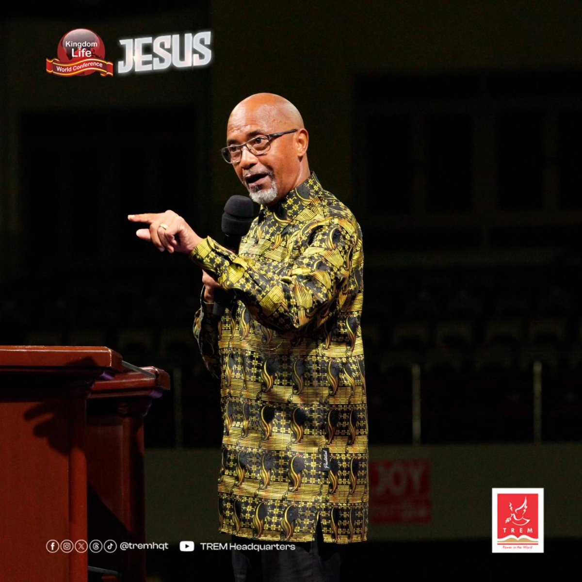 tremhqt's tweet image. We were truly blessed by the ministration of Bishop Tudor Bismark @TudorBismark

He spoke on the topic; "THE INCOMPARABLE CHRIST," following the theme of this year's conference - JESUS.

You can watch the replay of his sermon on our YouTube channel: TREM Headquarters. 

#TREM…
