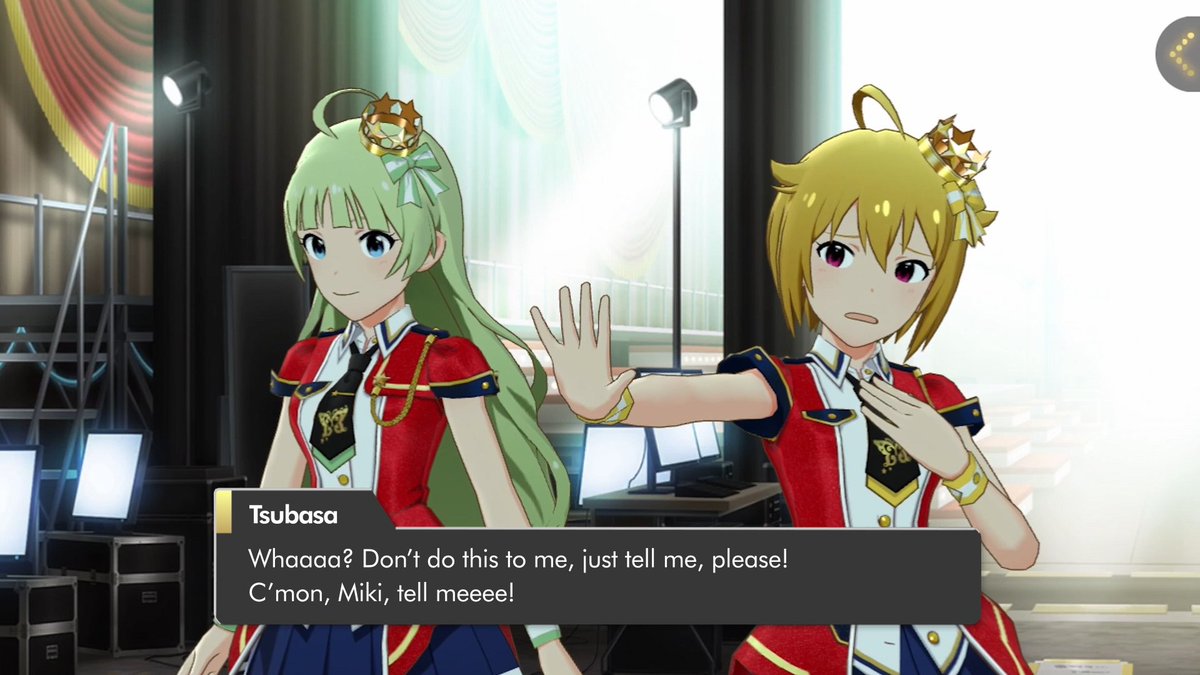 sankyuuMLsubs's tweet photo. Tomorrow is Miki's birthday! To celebrate, we'll be releasing her first main commu, for the classic AS song Marionette no Kokoro! https://t.co/fb89KYDnWH