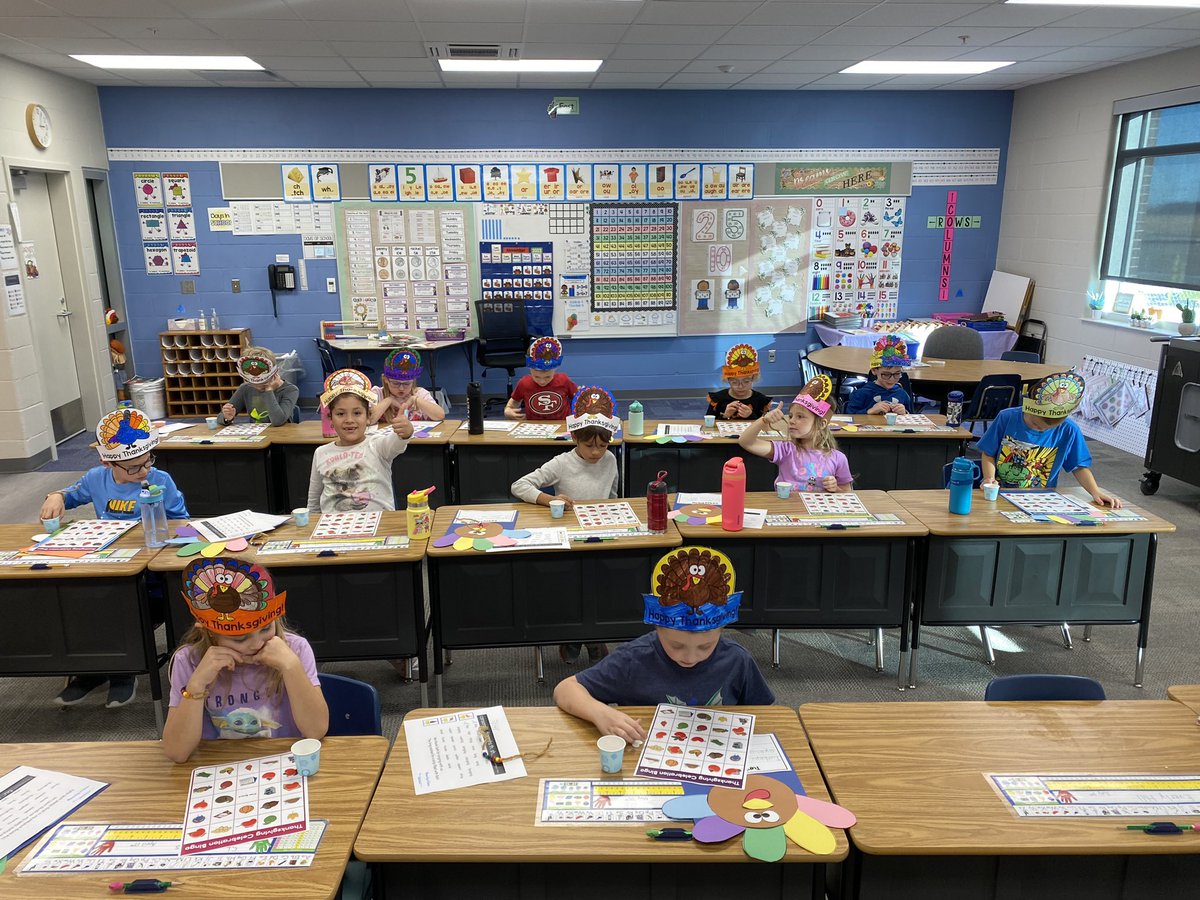 Happy Thanksgiving! I’m so thankful for these wonderful students! <a href="/ShellCreekVikes/">LCS Shell Creek Elementary</a> #lakeviewvikes