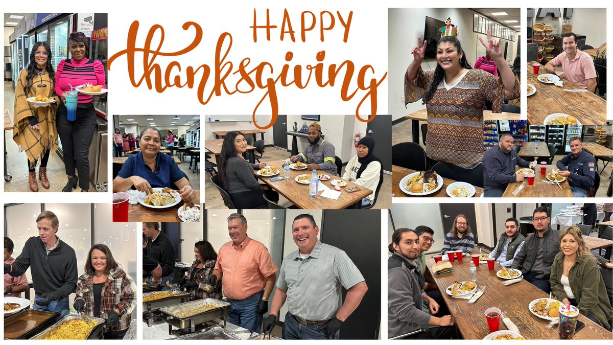 Thanksgiving Lunch at Sun Coast!

#SunCoastResourcesaRelaDyneCompany
#SunCoastDelivers
#reladyne
#happythanksgiving2023