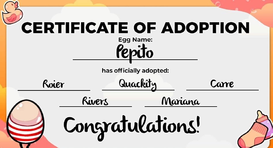 CarreUpdatesENG's tweet photo. 🗨️  | Carre is now the assigned parent of the new egg, Pepito! (or José, if you ask Roier) alongside Quackity, Mariana, Rivers and Roier https://t.co/6aiNsiRuvU