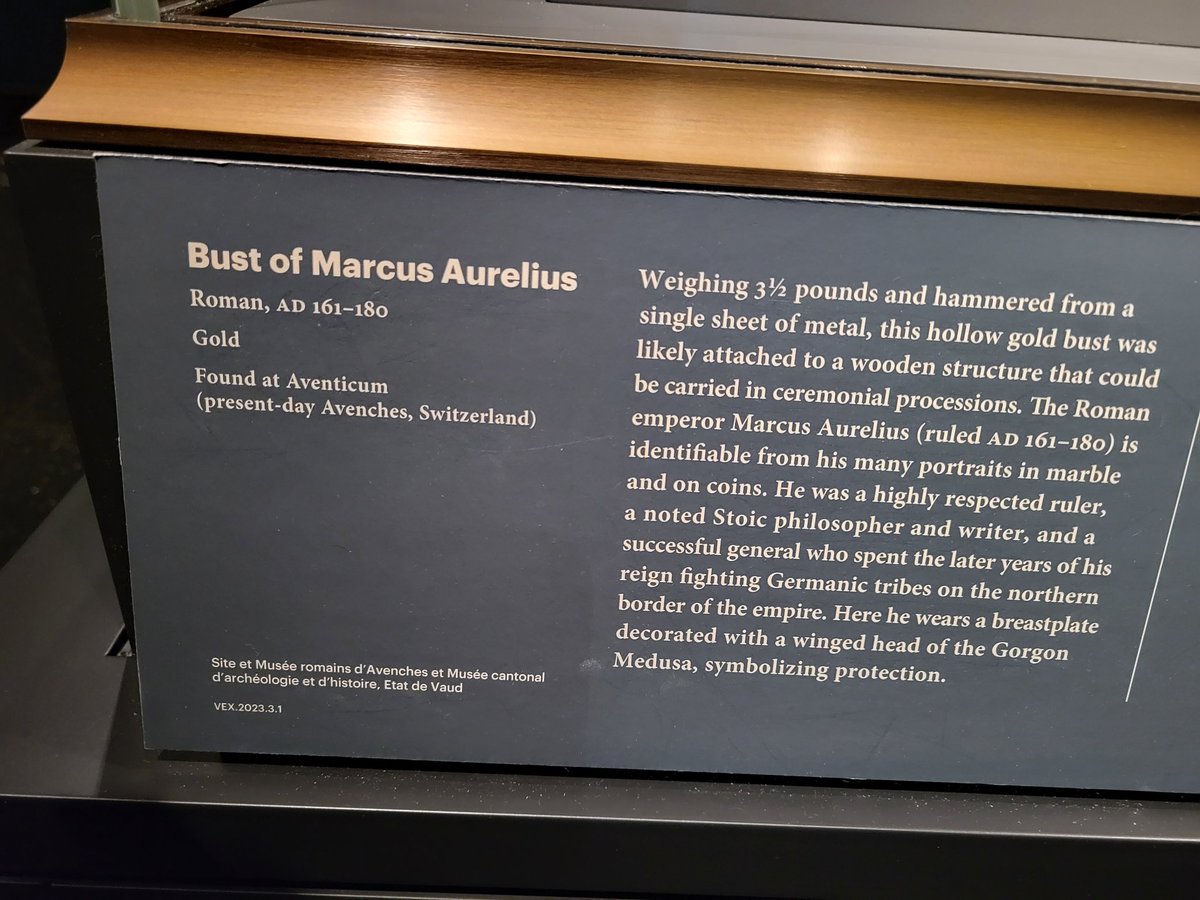 Ritterton's tweet photo. More on #Aventicum and the #MarcusAurelius statue.
Wow, thanks for an incredible opportunity @GettyMuseum https://t.co/Kbb8skk55A