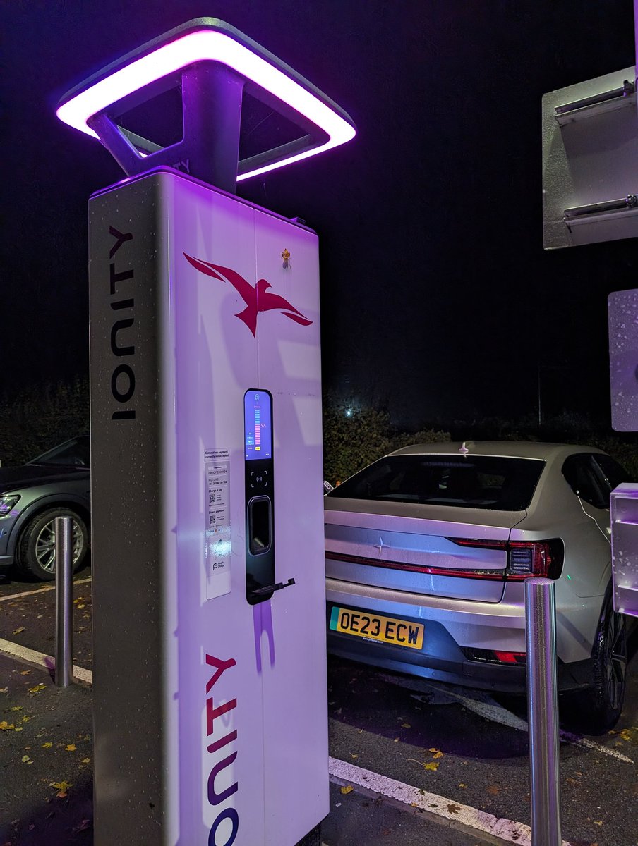 Did a cheeky electrified ⚡adventure at the weekend.

18 months on from *the* road trip (hey <a href="/HennersL/">Henners</a> 👋), it certainly seems like EVs have grown faster than charging facilities, despite cost going up. Then again, with this car to go by (not mine!), it's not hard to see why...