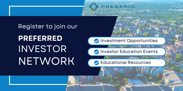 Discover the path to steady cash flow and long-term wealth growth.

#PreferredInvestorNetwork  #ExclusiveAccess #PresarioVentures

Presario Ventures hubs.li/Q027X5vq0