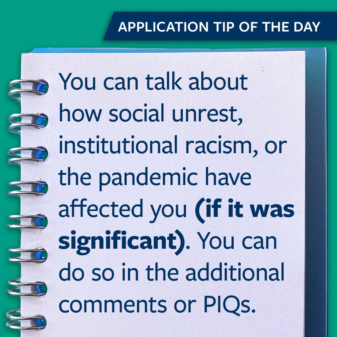 CalAdmissions's tweet photo. Your Tuesday UC application tip is here!
๐๐ก
#ucapplication #ucapplicationtip https://t.co/1hwqhMmTVd