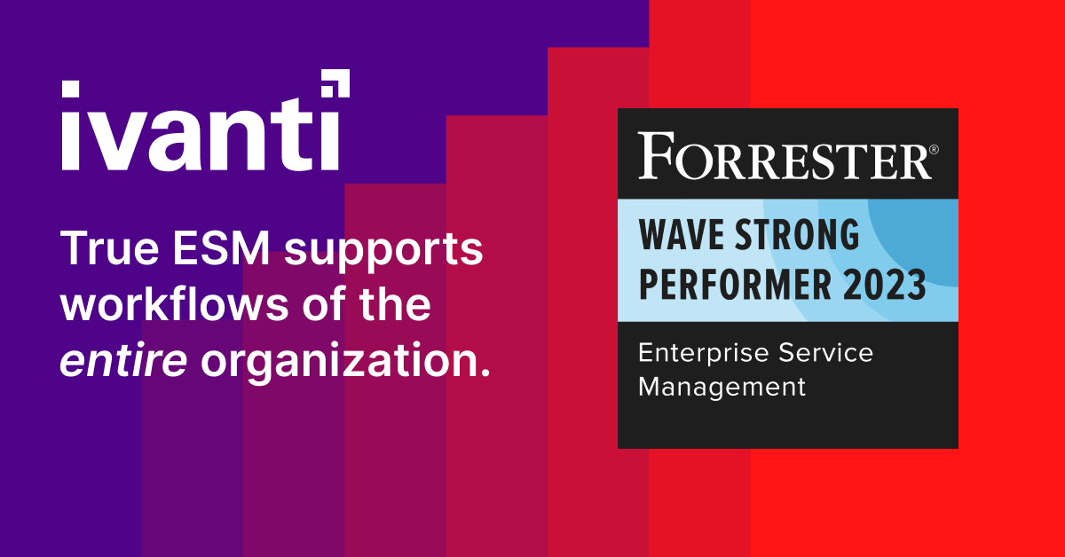 Bringing #security and #IT closer together is close to our hearts. That’s why we are thrilled to have been identified as a Strong Performer in The Forrester Wave™: Enterprise Service Management, Q4 2023. Access the full report: bit.ly/3QKZ0iC