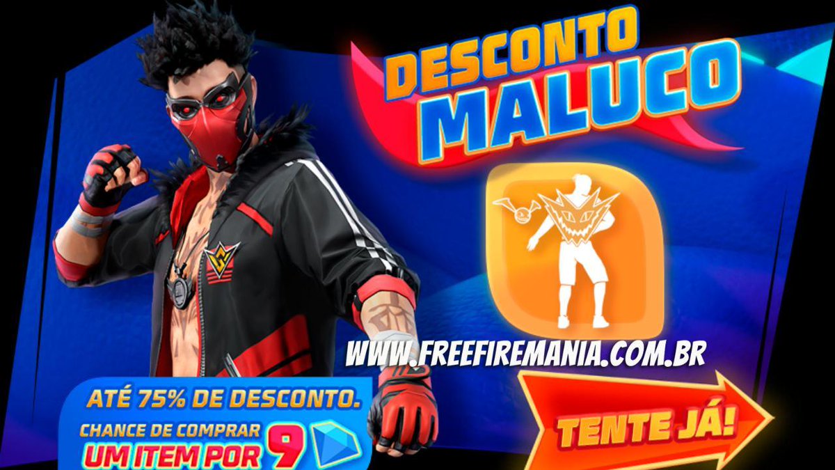 Recarga Free Fire: ganhe Parede De Gelo Monstrinho ao comprar