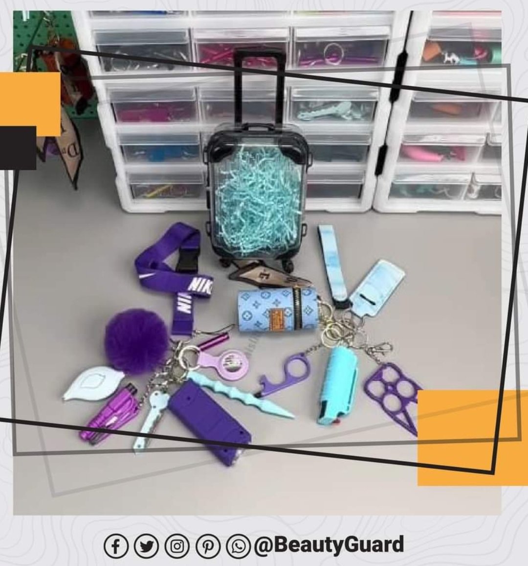 BeautyguardUS's tweet image. Elevate your style, empower your safety! 💋✨ 
Shop now at beautyguard.wed2c.com

#safetykeychain #selfdefensekeychain #pepperspray #selfdefense #keychains #safetyfirst #staysafe #safety #smallbusiness #womensupportingwomen #womenempowerment #safetywhistle #campussafety
