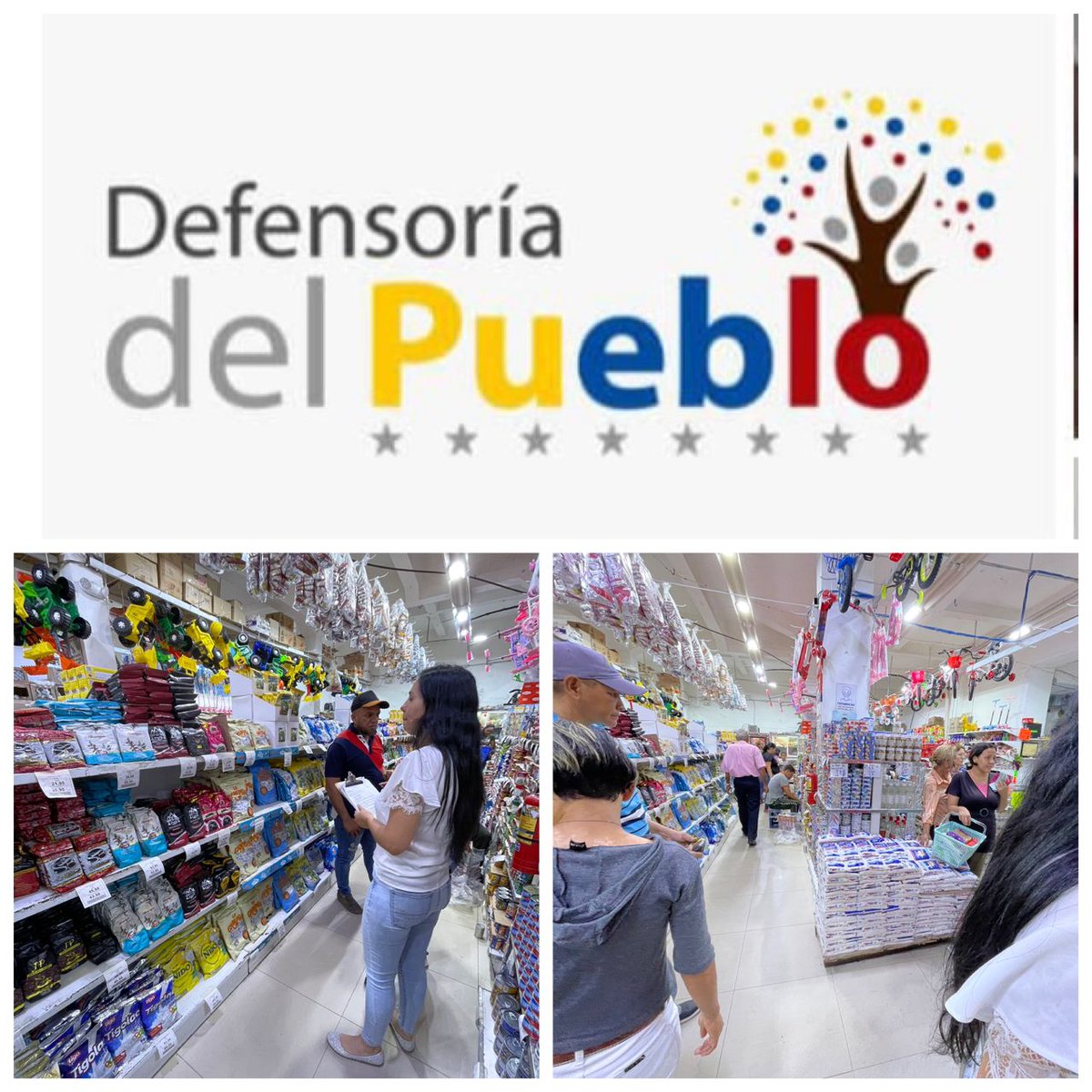 ddptrujillo11's tweet photo. #21deNoviembre  Defensoría del Pueblo en Labor de vigilancia realiza inspección al Supermercado El Primero  , Municipio Valera con la finalidad de garantizar los derechos socioeconómicos de los ciudadanos.@aruizddp @Defensoria_Vzla https://t.co/DsxO7BH0vT