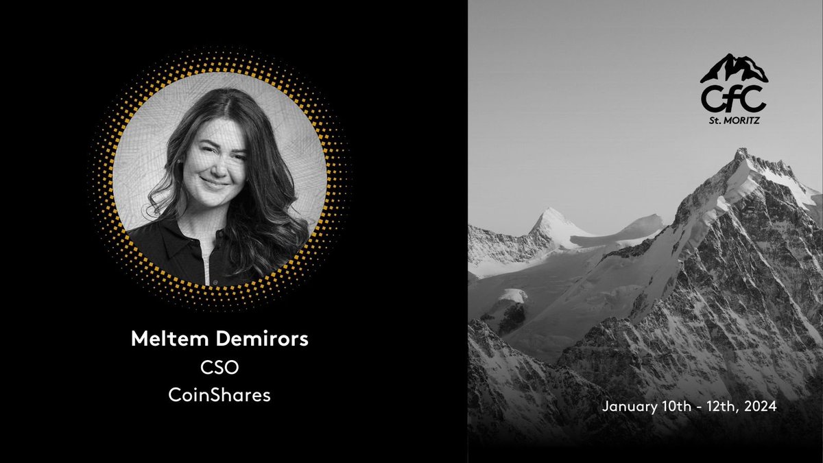excited for my fifth @CFCstmoritz, my absolute favorite event bringing together an amazing group of people for meaningful conversations if you squint closely, you might see me @janehk @CryptoHayes and other crypto frens barreling down the mountain post apres join us!