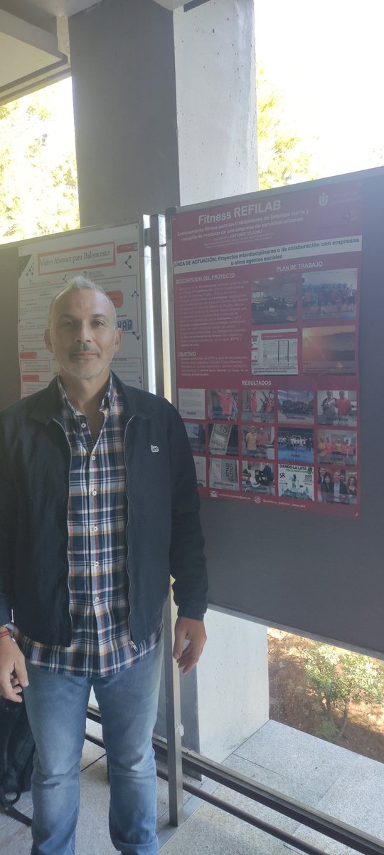 acpcejudo's tweet photo. II Congreso de Innovación Docente de la Universidad de Murcia @UMU @umucafd
Proyecto Fitness REFILAB
Entrenamiento fitness para los trabajadores de limpieza viaria y recogida de basura de una empresa de servicios urbanos
#REFILAB https://t.co/q6tyk5ggtH