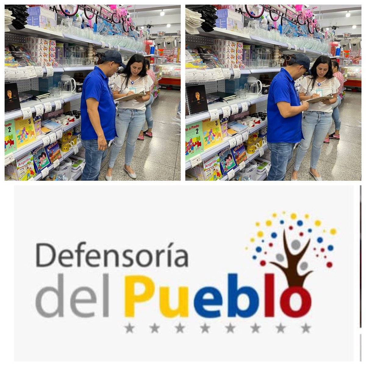 ddptrujillo11's tweet photo. #21deNoviembre  Defensoría del Pueblo en Labor de vigilancia realiza inspección al Supermercado El Liddr de Valera , Municipio Valera con la finalidad de garantizar los derechos socioeconómicos de los ciudadanos.@Defensoria_Vzla @aruizddp https://t.co/kEBHkFogfu