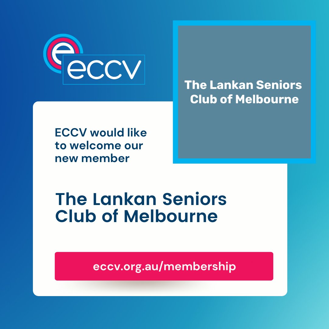 Welcome to the Lankan Seniors Club of Melbourne, a community group that provides social activities for Melbourne's senior Sri Lankan community to help them connect and form friendships. If your organisation would like to become a member of ECCV, go to: eccv.org.au/membership.